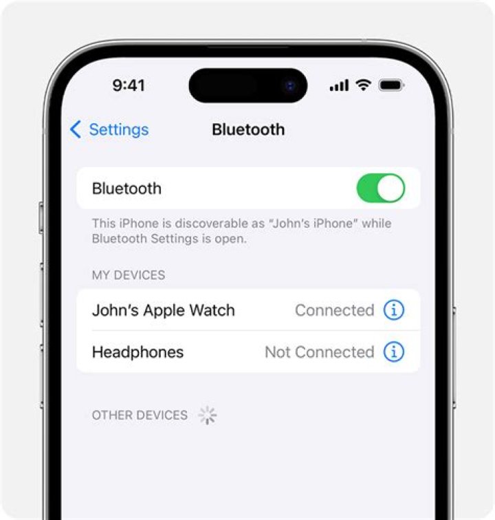 Which app is needed for Bluetooth?
