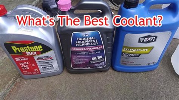 Which coolant is best for cars?