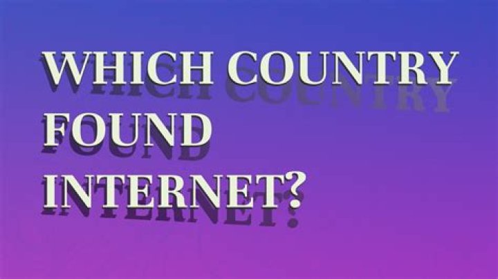 Which country found internet?