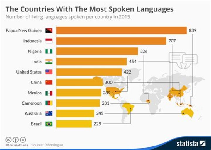 Which country speaks the most languages?