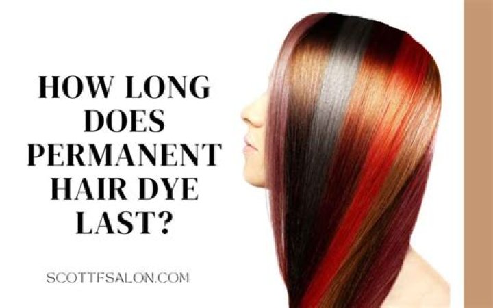Which hair colour lasts longest?