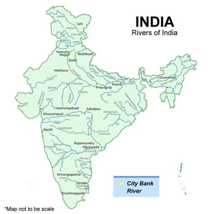 Which Indian river is known as the green soup?