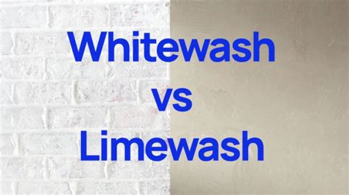 Which is better whitewash or limewash?
