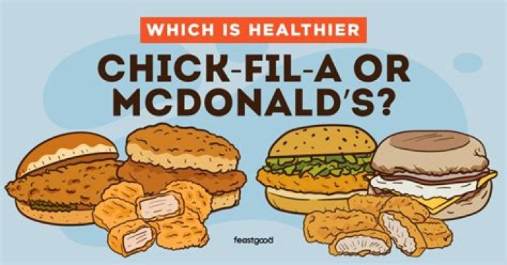 Which is healthier Chick Fil A or McDonald's?