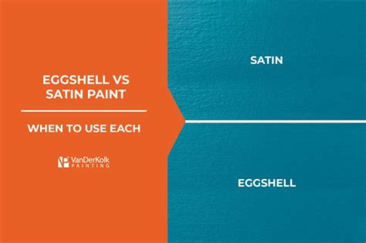 Which is shinier eggshell or satin?
