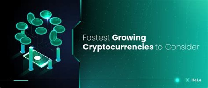 Which is the fastest growing crypto currency?