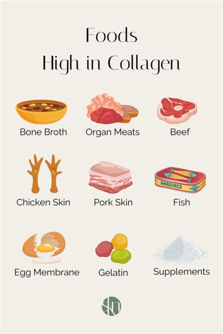 Which oil has collagen?