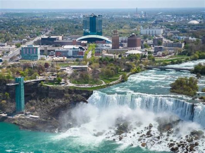 Which side of Niagara Falls is manmade?
