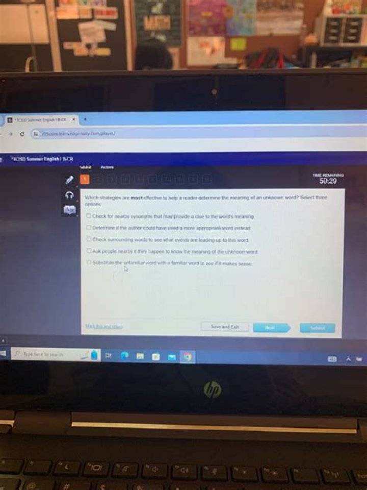 Which strategies are most effective to help a reader determine the meaning of an unknown word?
