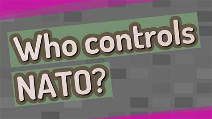Who controls NATO?