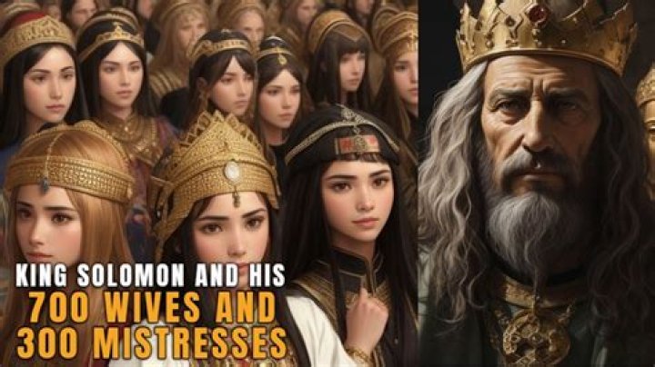 Who had many wives and concubines in the Bible?