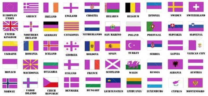 Who has a purple flag?