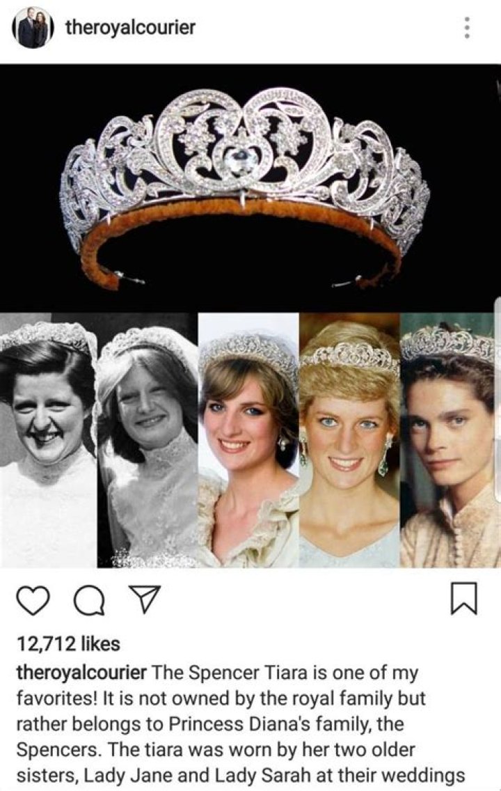 Who has the Spencer family tiara?