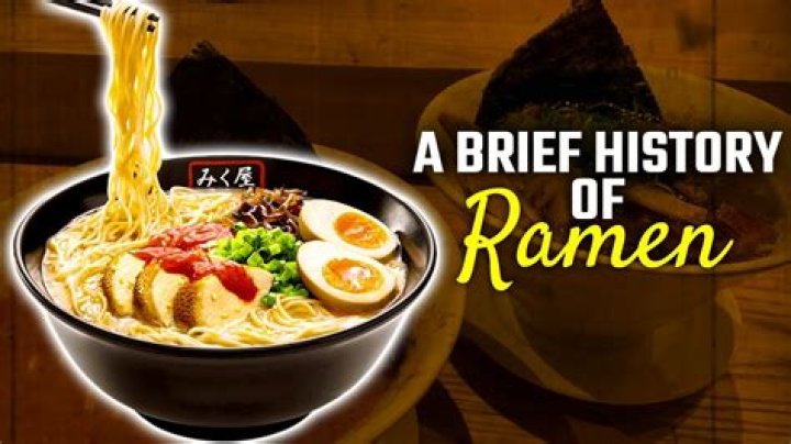 Who invented ramen?