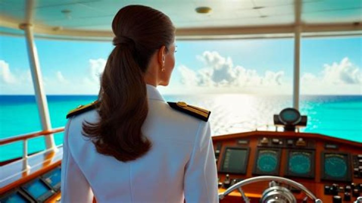 Who is the first woman captain of a cruise ship?