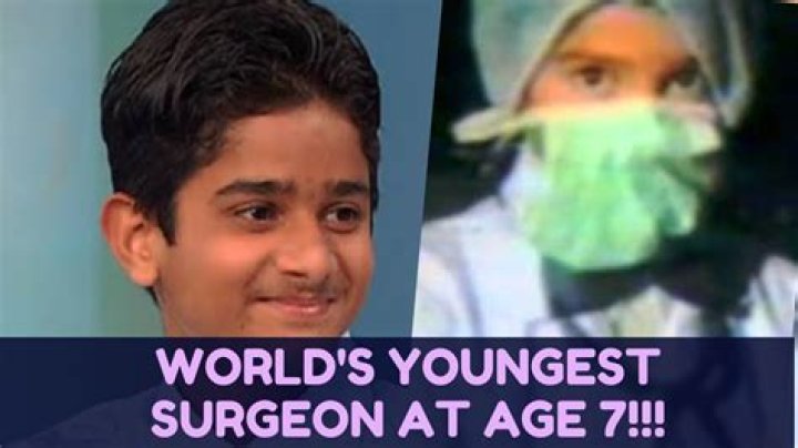 Who is the world's youngest surgeon?