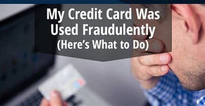Who pays when a credit card is used fraudulently?
