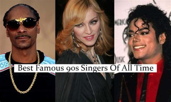 Who was the most popular singer in the 90s?