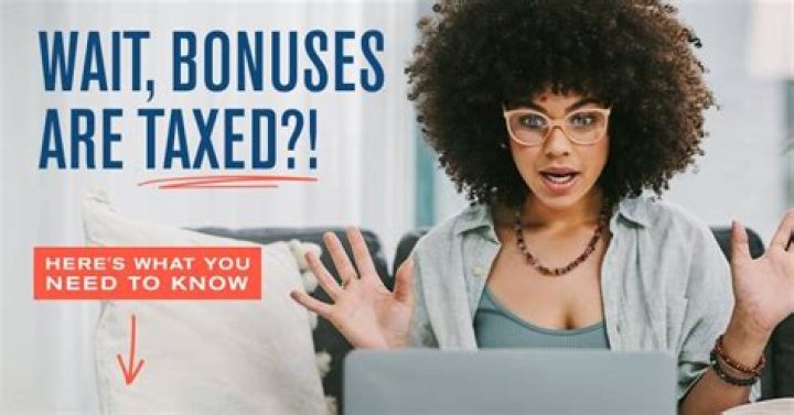 Why are bonuses taxed at 35%?