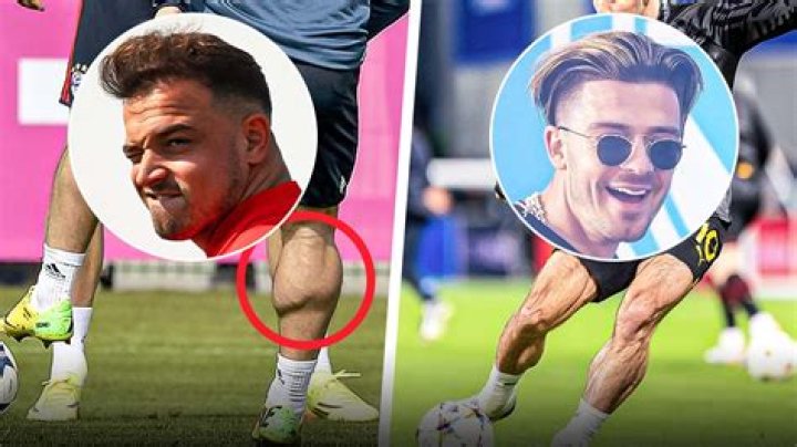 Why are footballers not muscular?