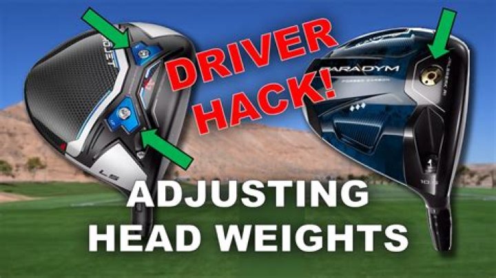 Why are golf club heads weighted?