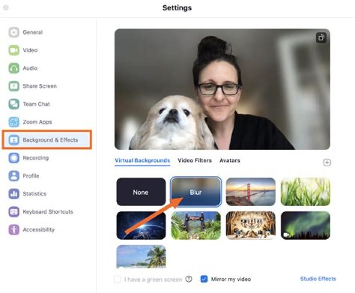 Why can't I blur my background in teams?
