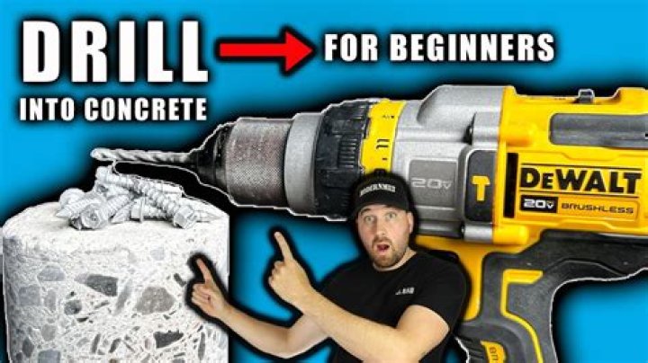 Why can't I drill into concrete?