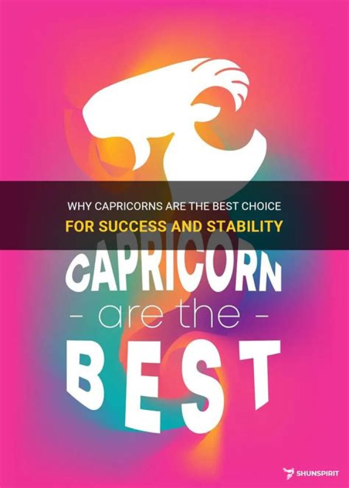 Why Capricorns are the best?