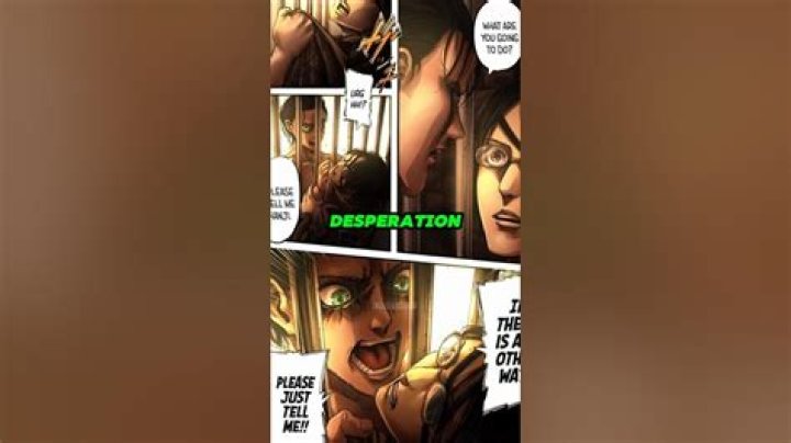 Why did Eren yell at hange?