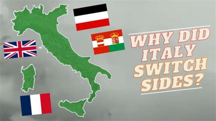 Why did Italy side with Germany?