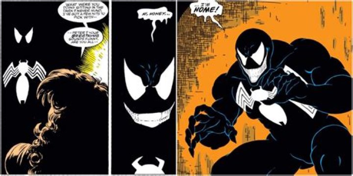 Why did Venom lick Spider-Man?