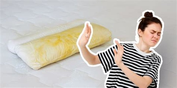 Why do down pillows turn yellow?