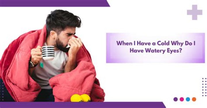 Why do elderly have watery eyes?