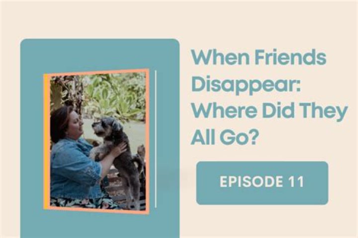 Why do friends disappear when someone dies?