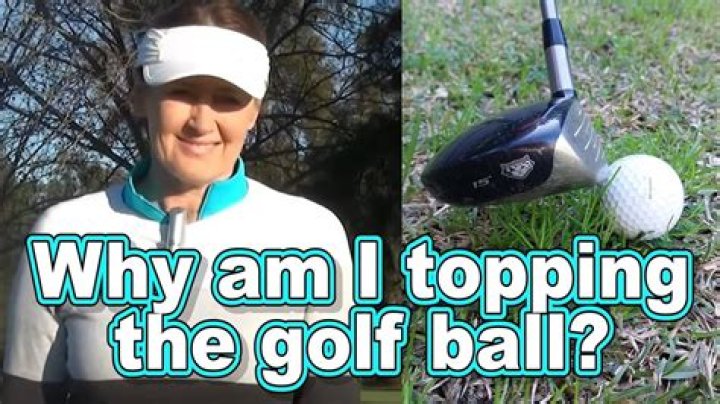 Why do I keep topping the golf ball with my driver?