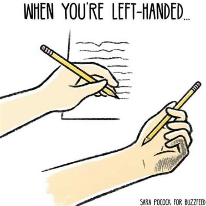 Why do left-handers write weird?