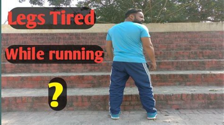 Why do legs feel heavy when running?