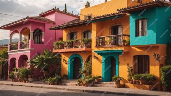 Why do Mexicans like colorful houses?