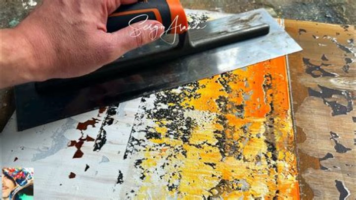 Why do people scrape before painting?