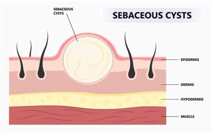 Why do sebaceous cysts smell?