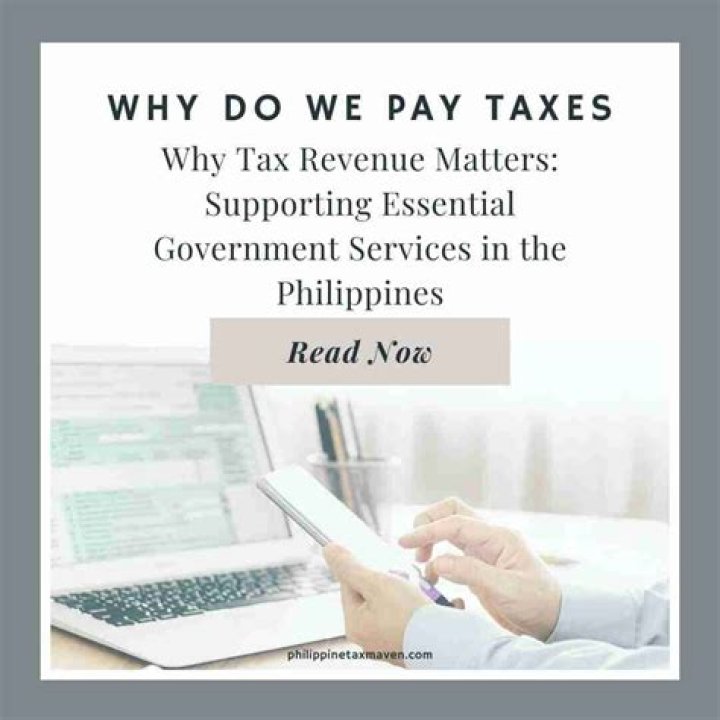 Why do we pay taxes in the Philippines?