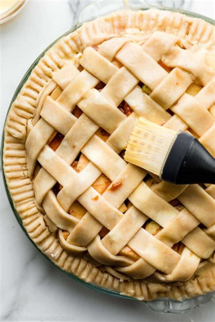 Why do you brush milk on pie crust?