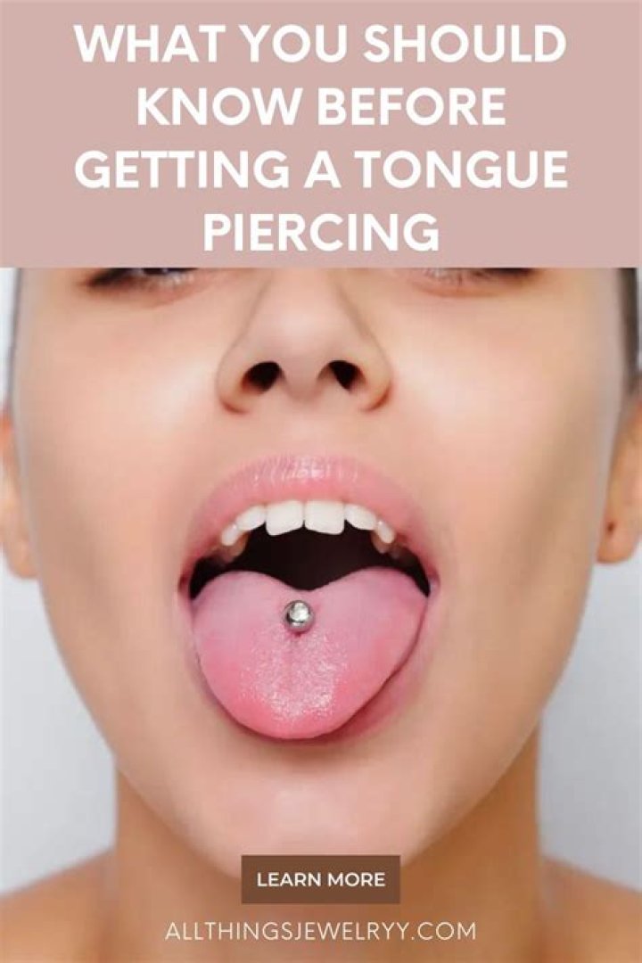Why do you drool when you get a tongue piercing?
