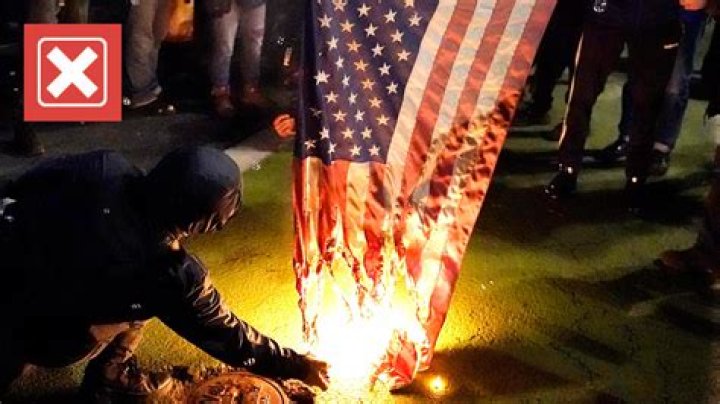 Why do you have to burn the American flag when it touches the ground?