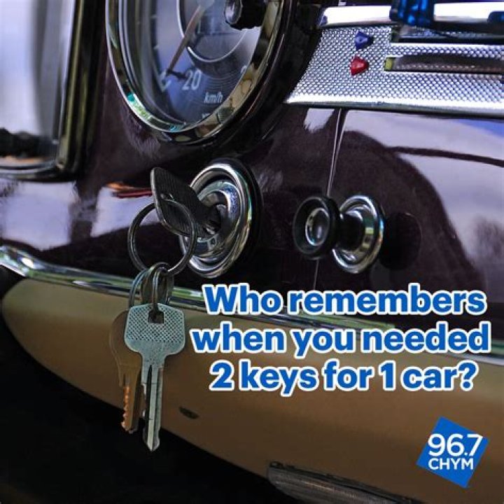 Why do you need 2 keys for 1 car?