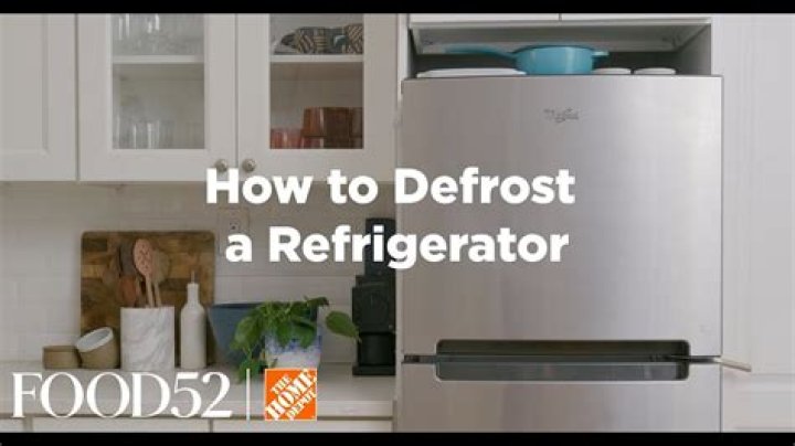 Why do you need to defrost a refrigerator?