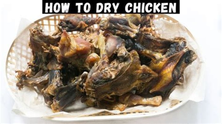 Why do you need to dry chicken?