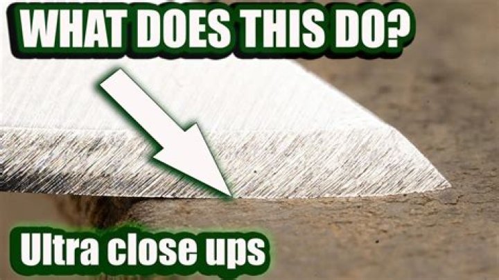 Why do you strop a knife?