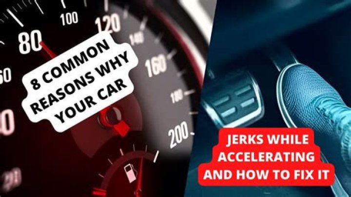 Why does a car jerk when you're driving?