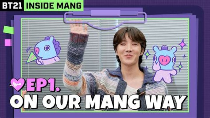 Why does BT21 Mang wear a mask?